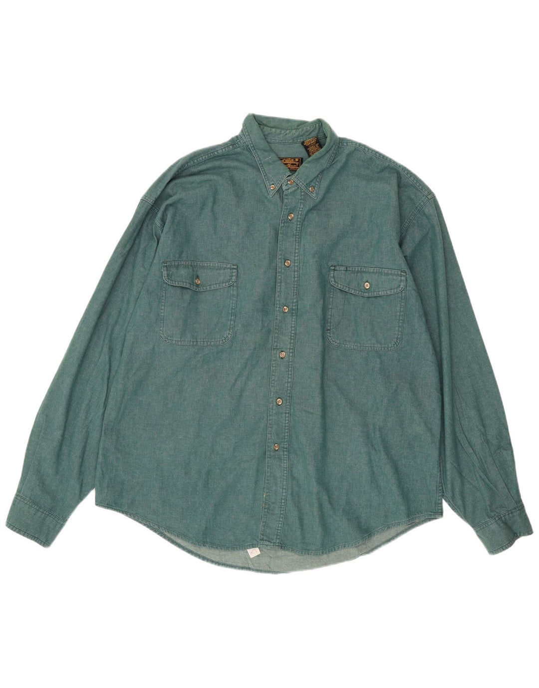 Camisa masculina EDDIE BAUER 2XL algodão verde