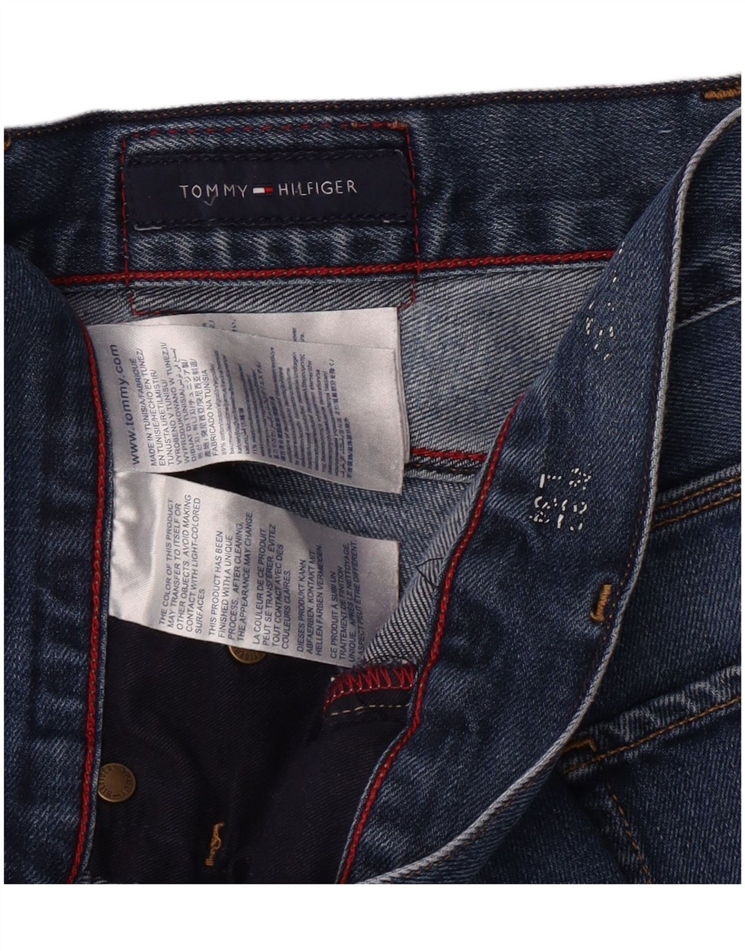 Tommy Hilfiger Jeans Slim Feminino W32 L32 Azul Algodão