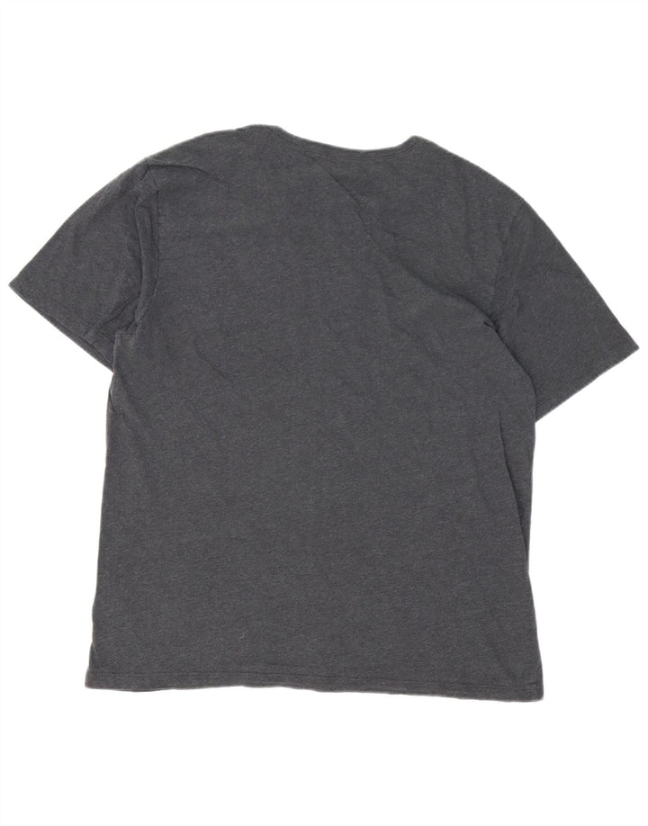Camiseta masculina Hugo Boss Top XL algodão cinza