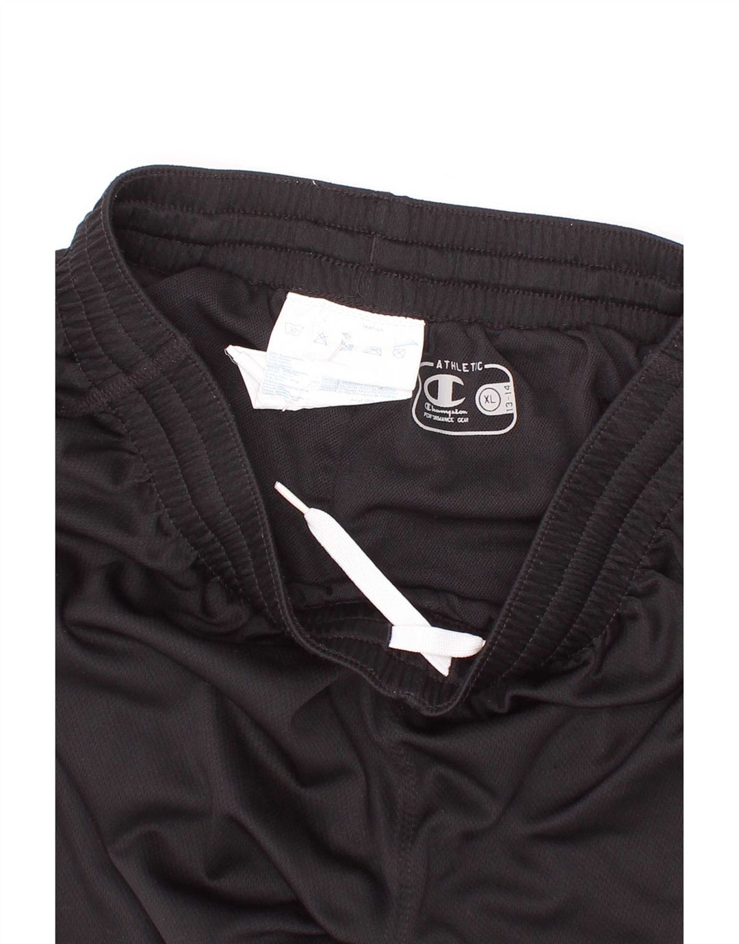 Shorts esportivos Champion Boys 13-14 anos XL preto poliéster