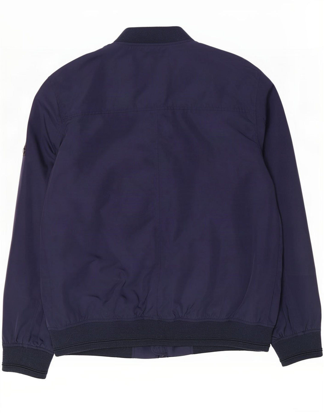 Jaqueta bomber masculina Ben Sherman Reino Unido 40 grande poliéster azul marinho