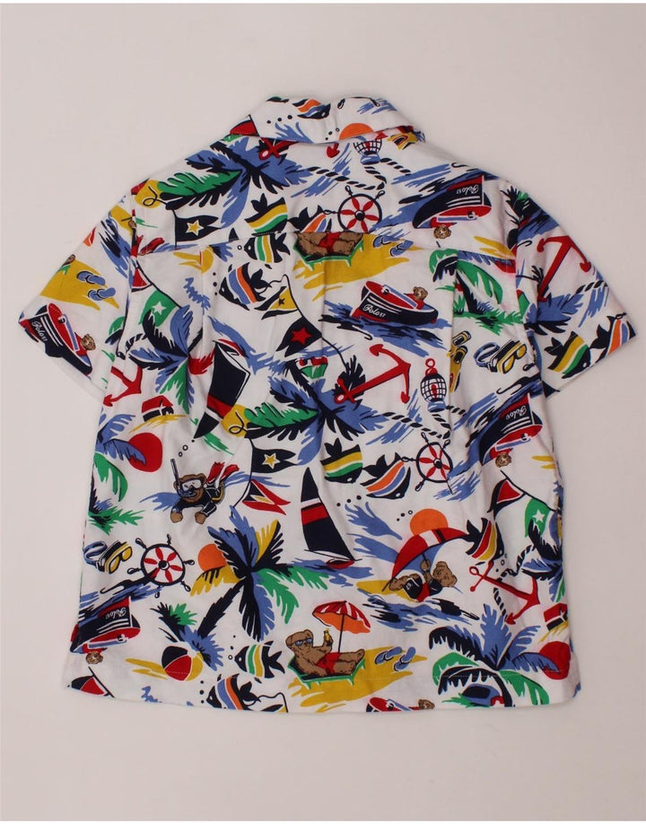 POLO RALPH LAUREN Camisa masculina de manga curta 2-3 anos multicolorida havaiana