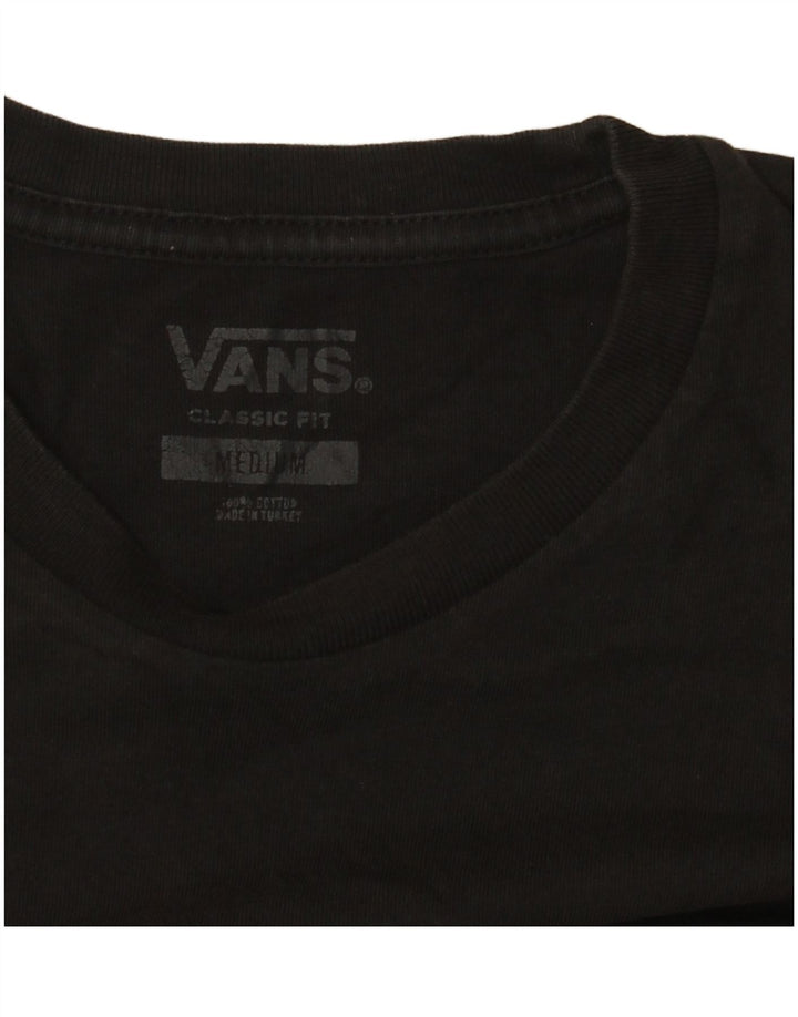 Camiseta Vans Masculina Classic Fit Graphic Top Médio Algodão Preto