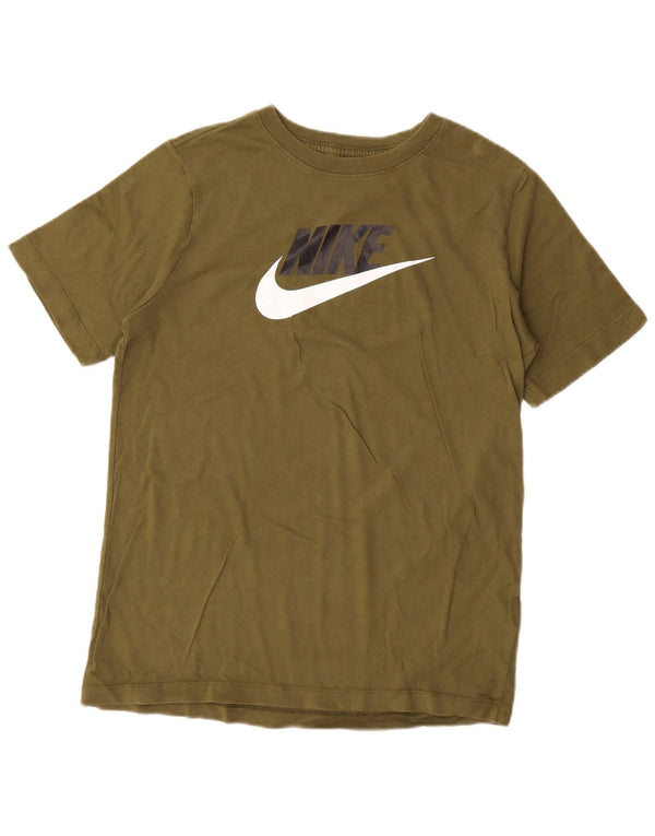 Camiseta Nike Boys Graphic Top 13-14 Anos XL Cáqui Algodão