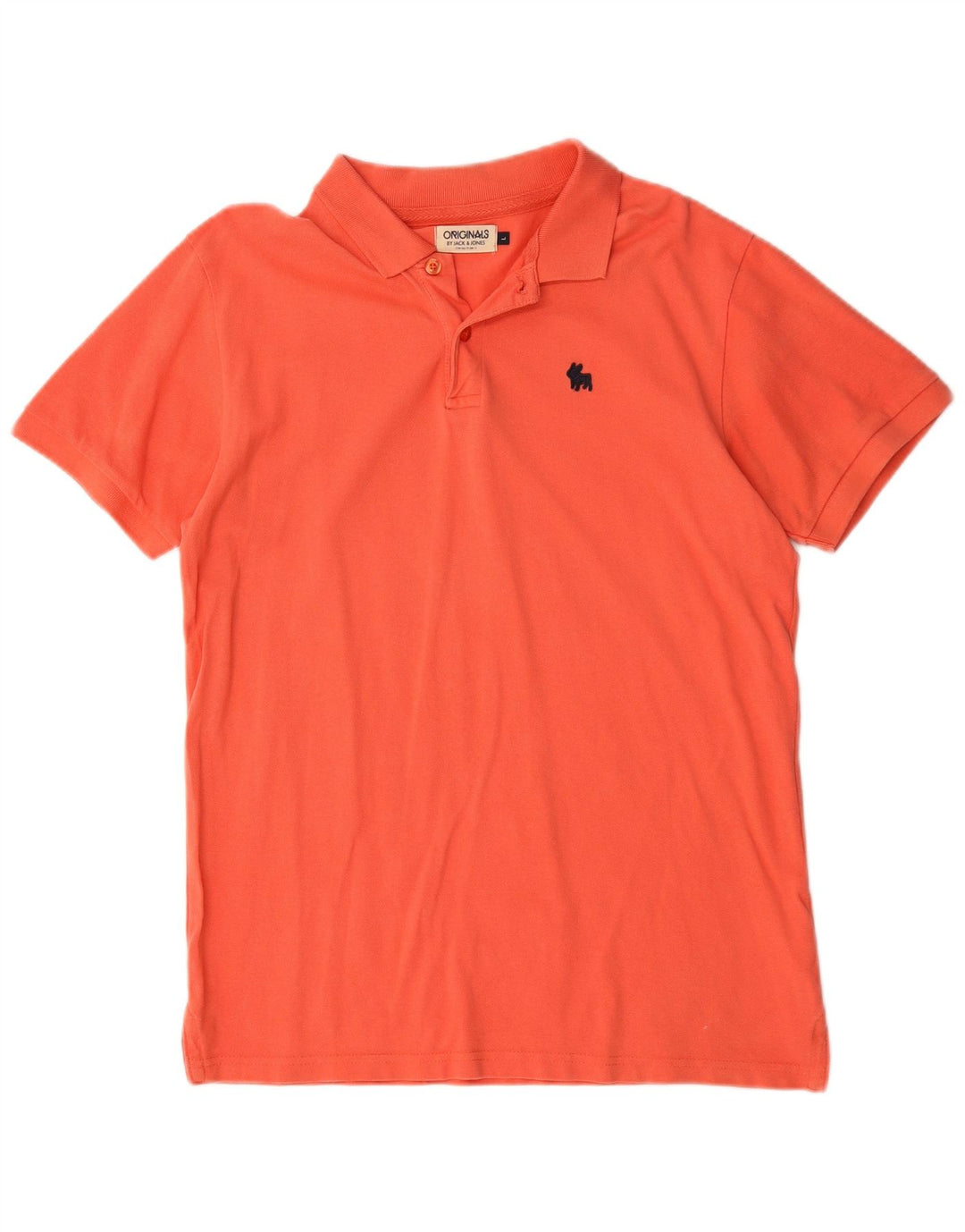 Camisa polo masculina Jack & Jones grande algodão rosa