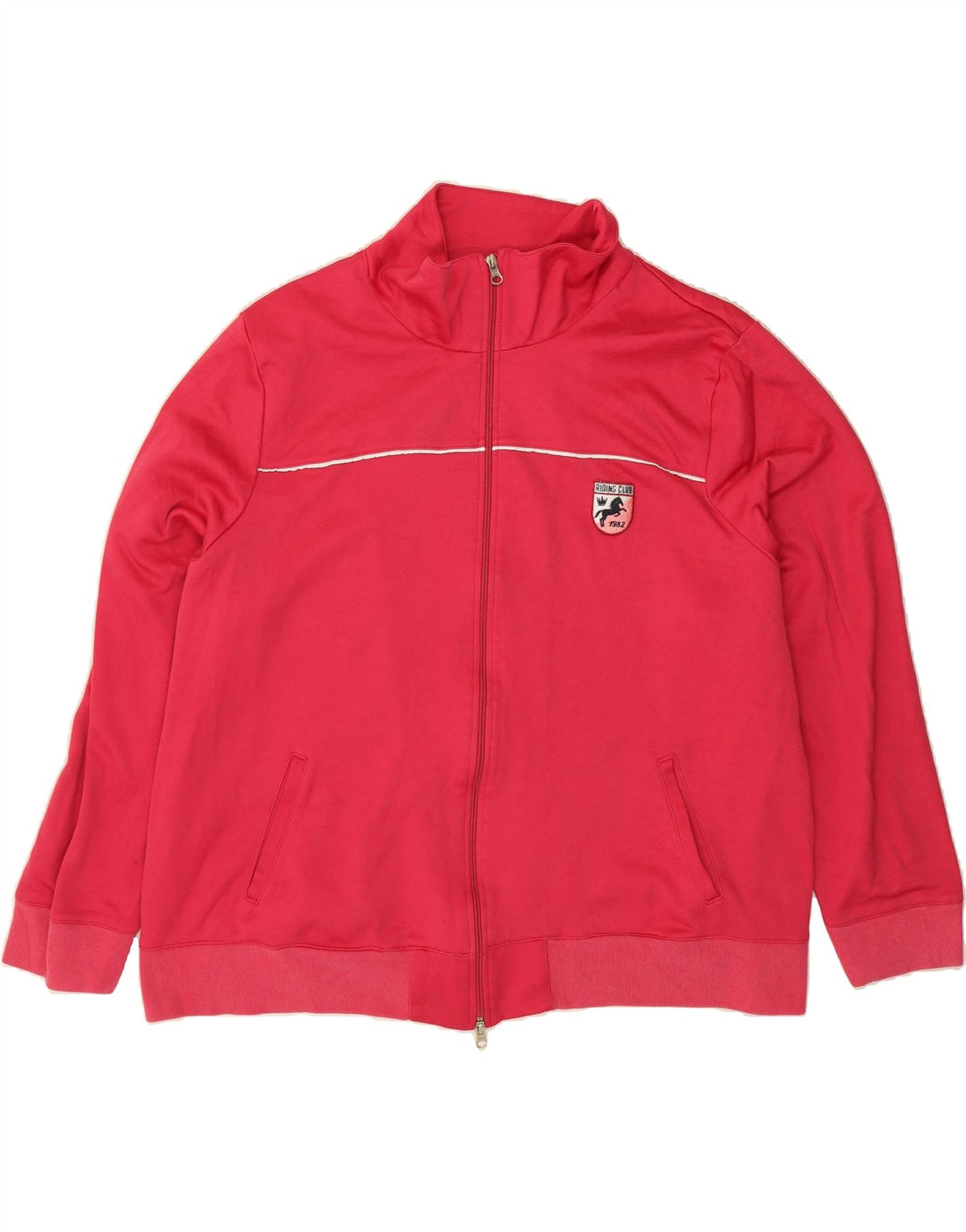 MOSSIMO Womens Tracksuit Top Jacket UK 22 3XL Pink Cotton Vintage Mossimo and Second-Hand Mossimo from Messina Hembry 