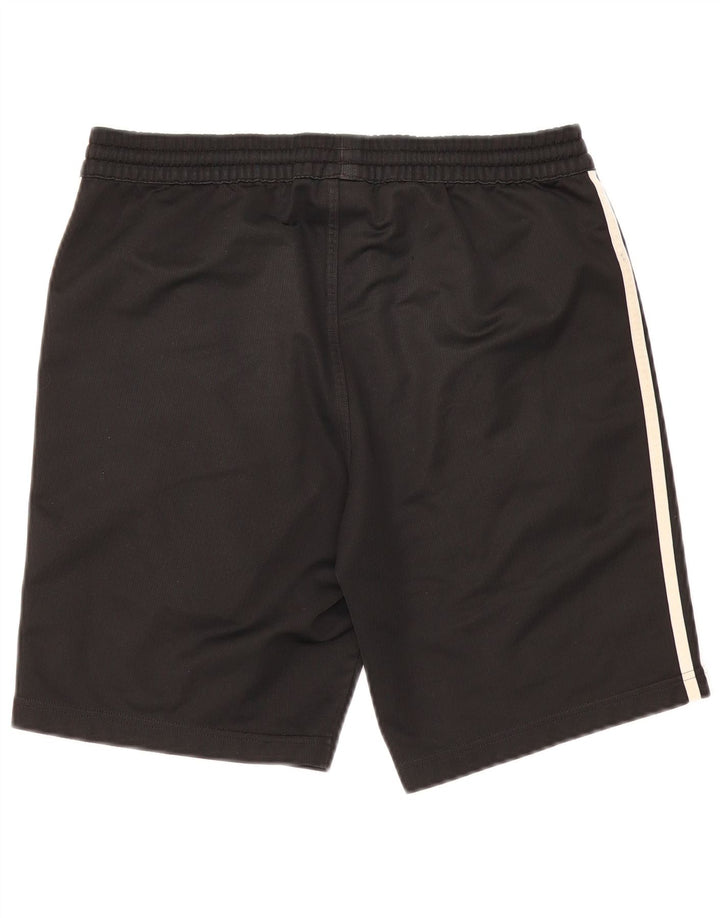 Shorts esportivos masculinos Adidas médio preto poliéster