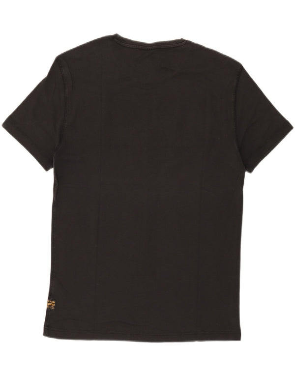 Camiseta gráfica masculina G-Star Top 3XL algodão preto