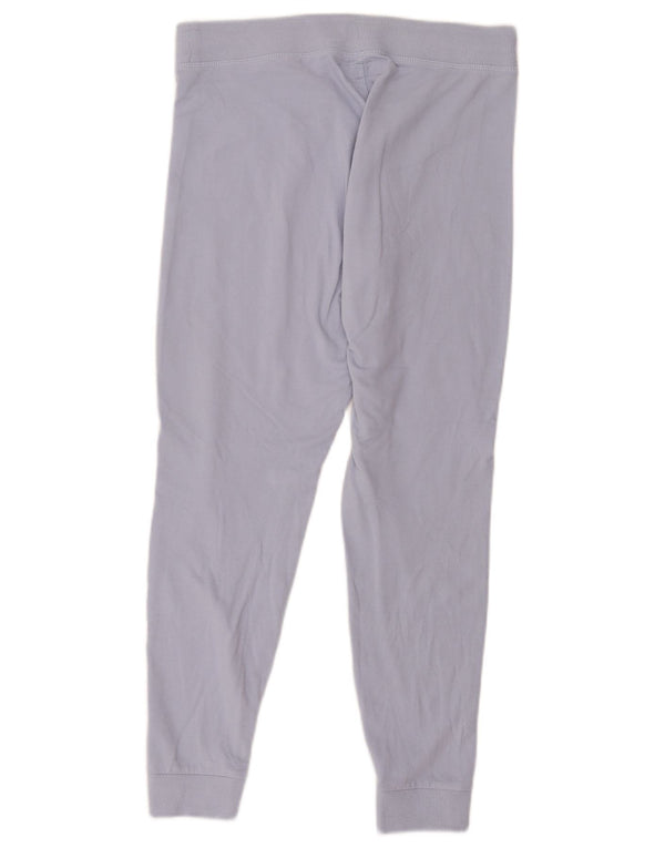 Calça esportiva feminina Jack Wills com estampa gráfica e joggers UK 12 azul médio
