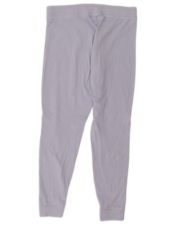 Calça esportiva feminina Jack Wills com estampa gráfica e joggers UK 12 azul médio