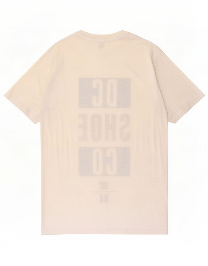Camiseta gráfica masculina DC Top médio branco