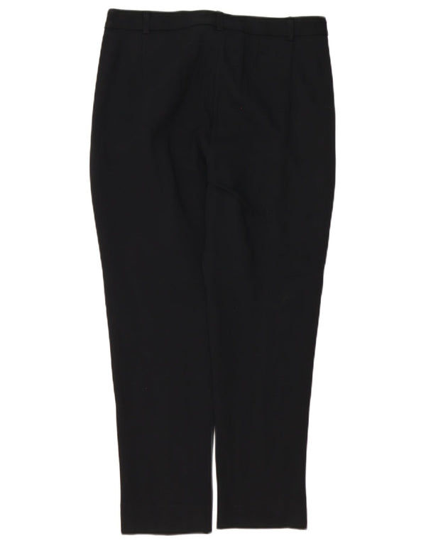 Calça feminina Marks & Spencer The Mia Suit Reino Unido 12 Médio W30 L26 Preta