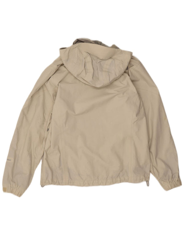 Jaqueta de chuva com capuz feminina The North Face UK 14 nylon verde médio