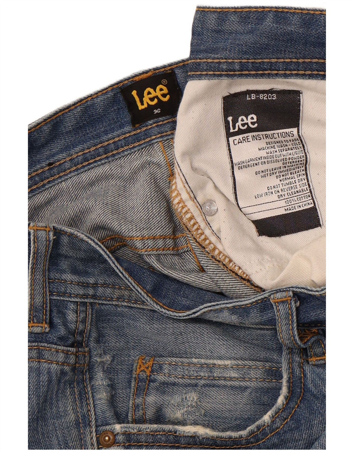 Shorts jeans masculino LEE W36 grande algodão azul