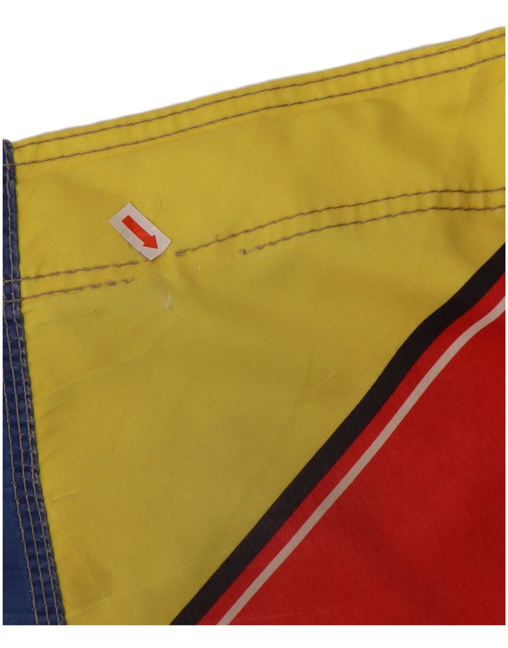 Calções de banho masculinos Rip Curl em poliéster colorblock médio multicolorido