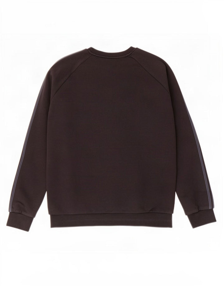Adidas Mens Moletom Jumper Grande Algodão Preto