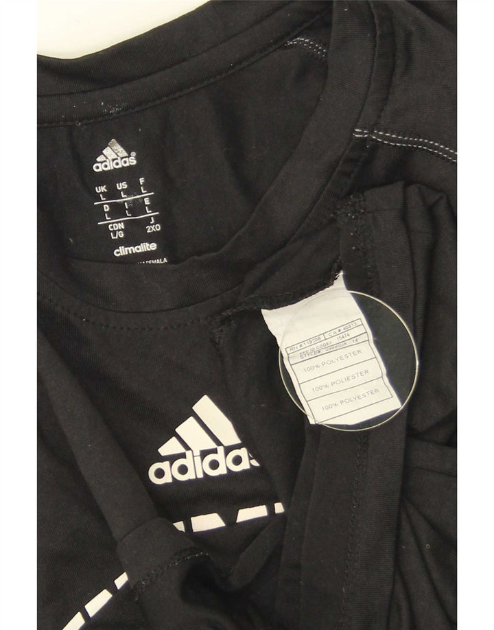 Adidas Mens UNC Pembroke Graphic Camiseta Top Grande Poliéster Preto