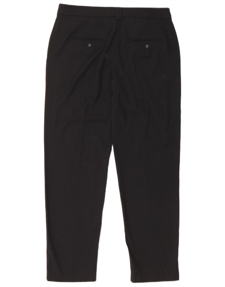 Calça Chino Feminina Marks & Spencer Reino Unido 12 Médio W34 L29 Preta