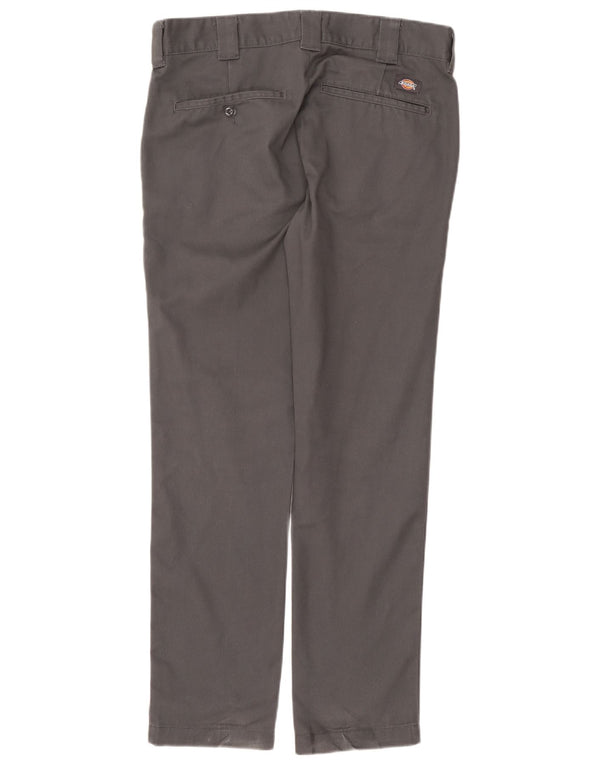Calças Dickies Mens Slim Fit Chino W33 L32 Cinza Poliéster