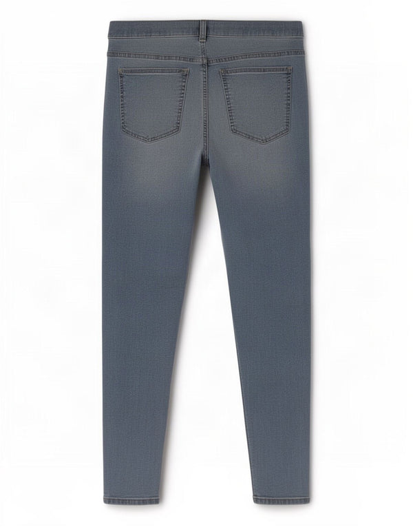 Calça jeans feminina Marks & Spencer UK 16 grande W32 L28 azul algodão