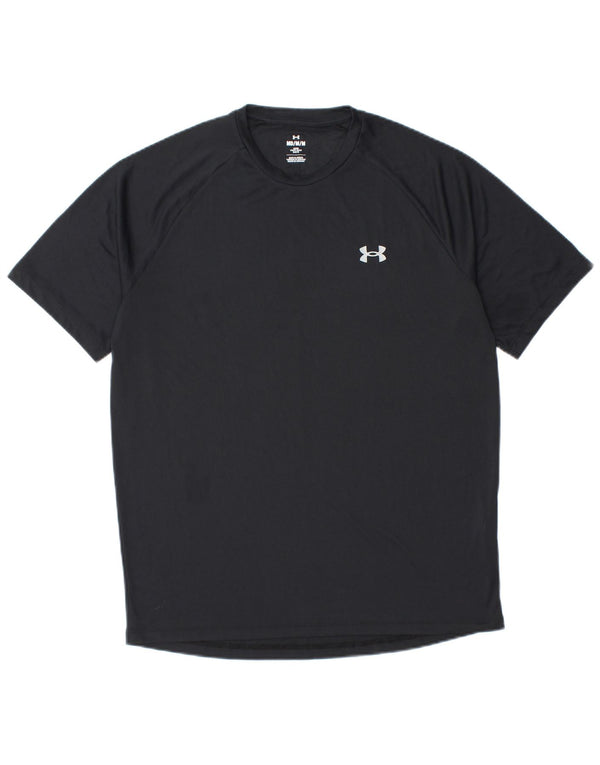 Camiseta gráfica masculina UNDER ARMOUR Top médio preto