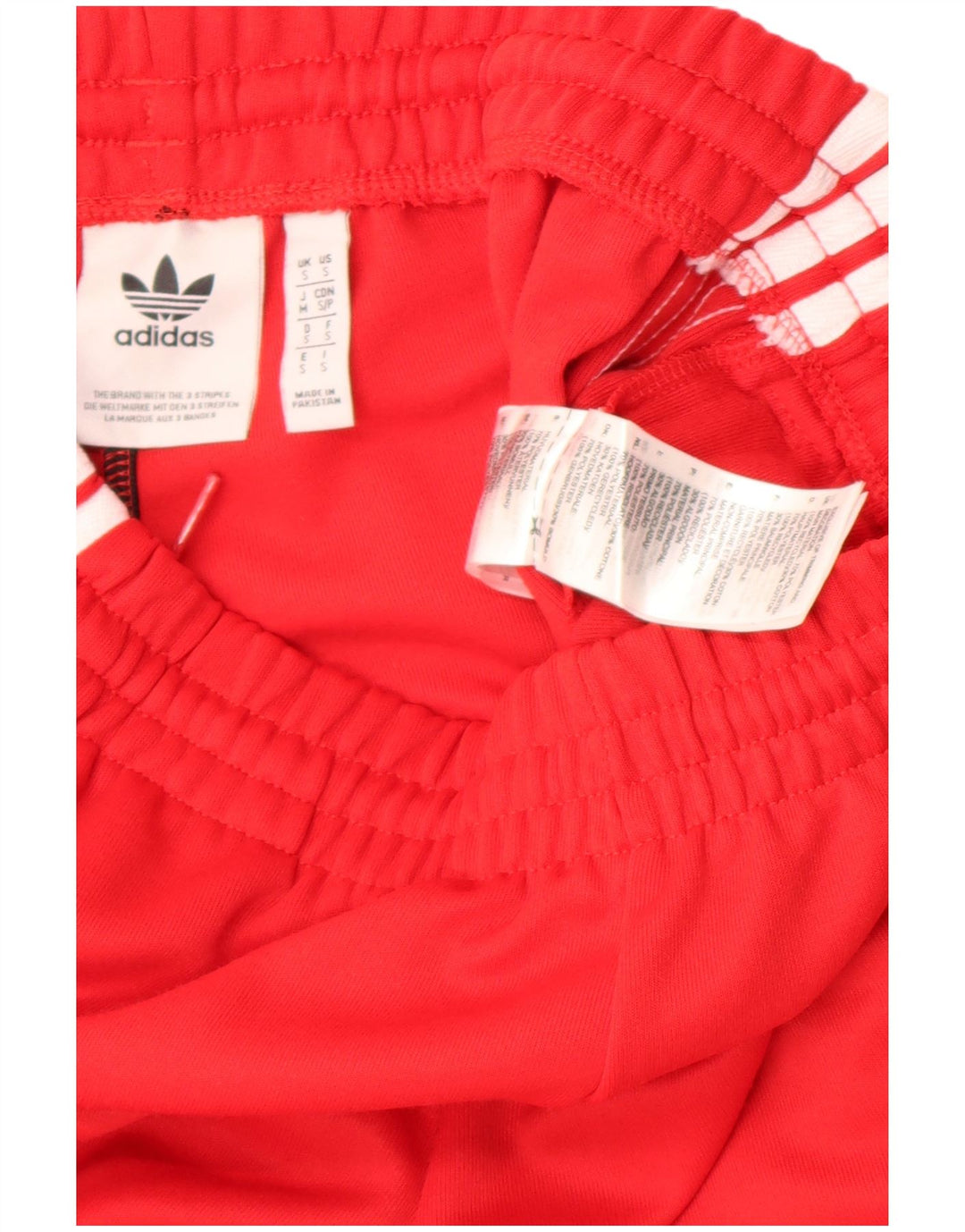 Adidas Mens Treino Calças Joggers Pequeno Poliéster Vermelho