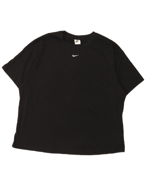 Camiseta Nike Feminina Oversized Top UK 18 XL Algodão Preto