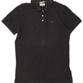 Camisa polo masculina Tommy Hilfiger XL algodão preto