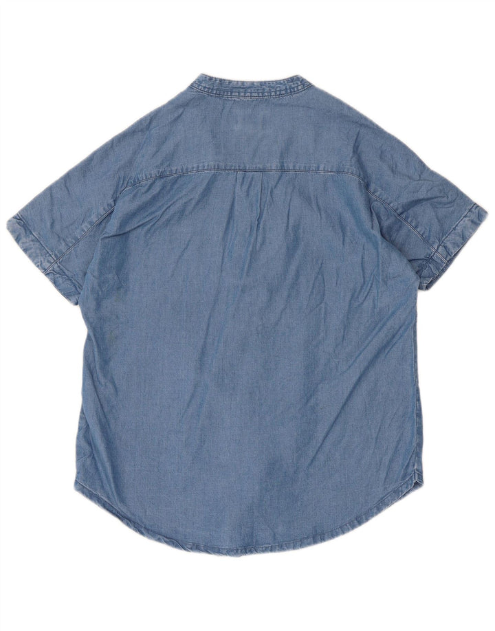 Camisa feminina grande de manga curta Mountain Warehouse UK 10 azul pequena