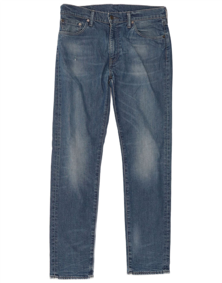 Levi's Mens Slim Jeans W33 L34 Azul Algodão