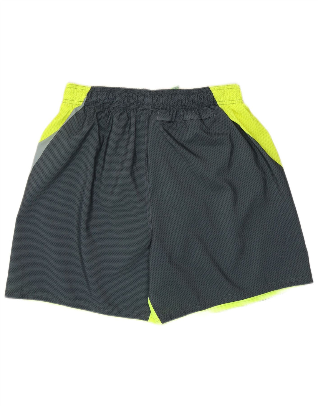 Shorts de natação masculinos Nike Graphic grande verde colorblock poliéster