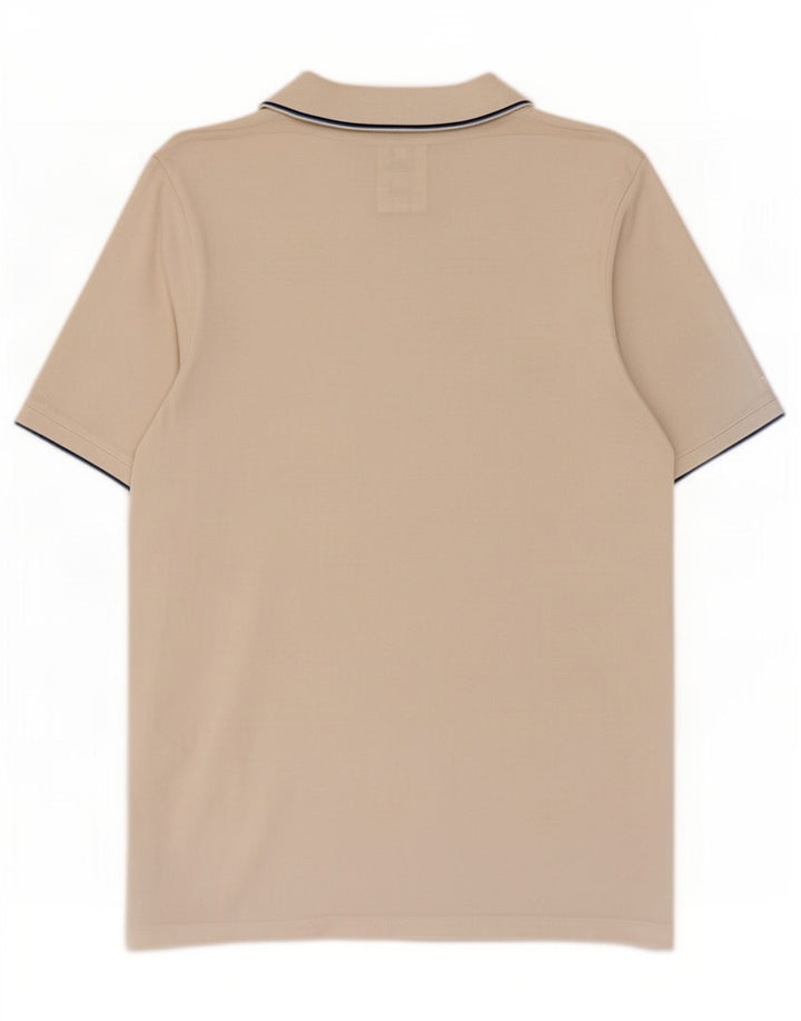 Camisa polo masculina G-Star de algodão branco médio