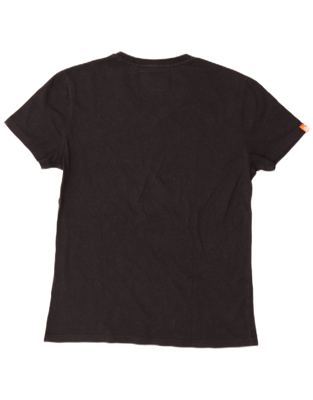Camiseta masculina Superdry grande algodão preto