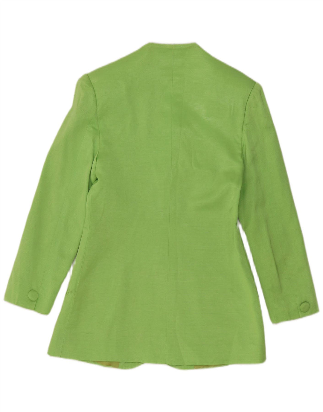 Jaqueta Blazer Feminina Vintage com 3 Botões Reino Unido 8 Verde Pequeno
