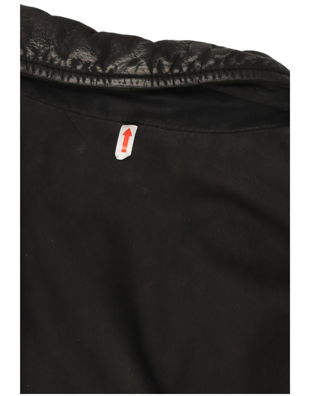 Jaqueta de couro masculina vintage UK 42 XL couro preto