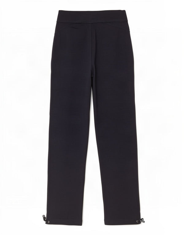 Calça de treino feminina Freddy UK 10 pequeno algodão azul marinho