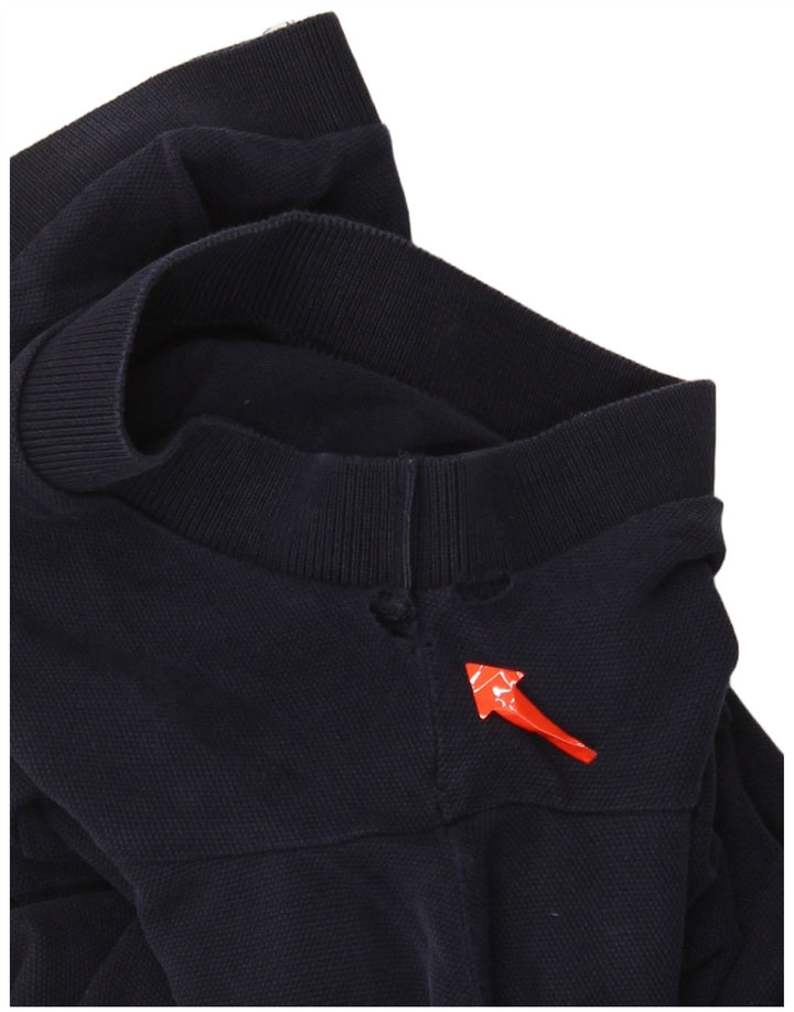 Camisa polo masculina Lacoste Regular Fit tamanho 4 médio azul marinho