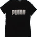 PUMA Boys Graphic T-Shirt Top 9-10 Years Black Cotton | Vintage Puma | Thrift | Second-Hand Puma | Used Clothing | Messina Hembry 