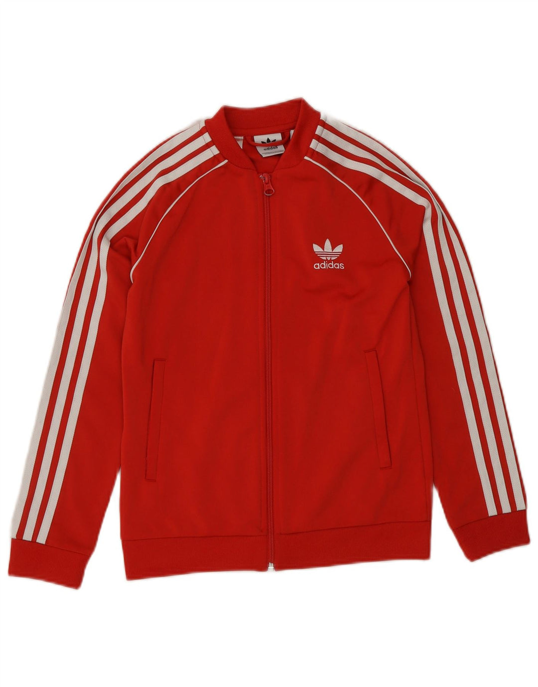 Jaqueta Adidas Meninos Treino Top 9-10 Anos Poliéster Vermelho