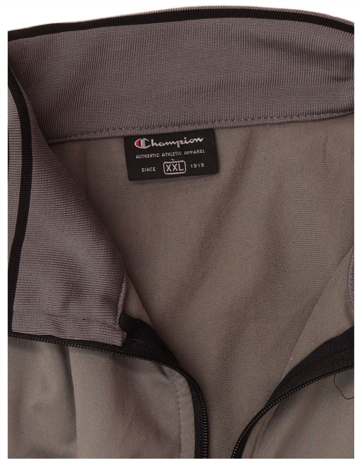 CHAMPION Jaqueta masculina de agasalho 2XL cinza