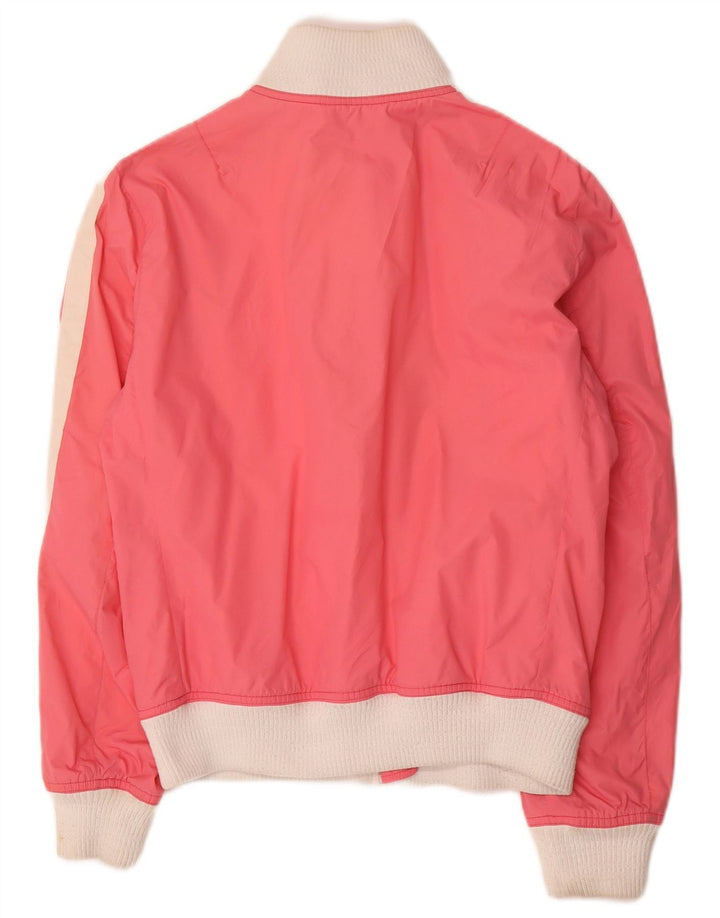 Jaqueta de treino feminina North Sails Reino Unido 14 bloco colorido rosa médio