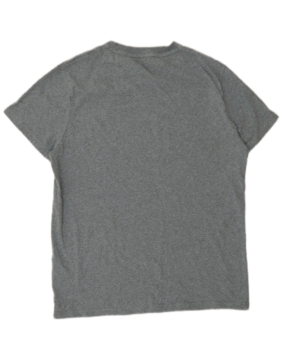 Camiseta masculina Superdry Top XL algodão manchado cinza