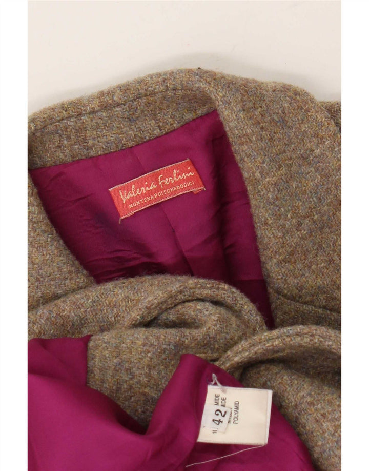 Sobretudo feminino vintage IT 42 médio bege