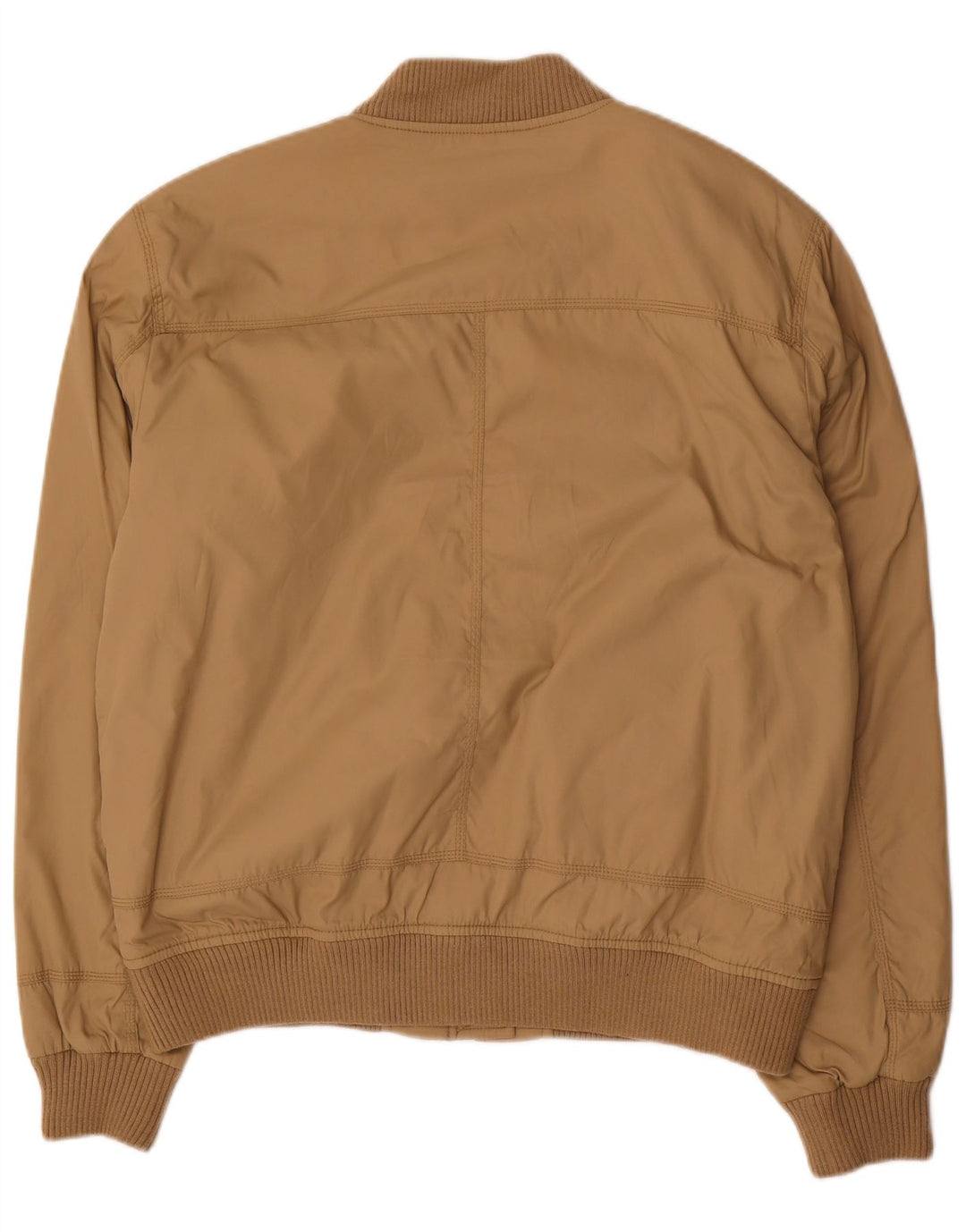 Jaqueta bomber militar masculina Zara UK 42 XL bege nylon