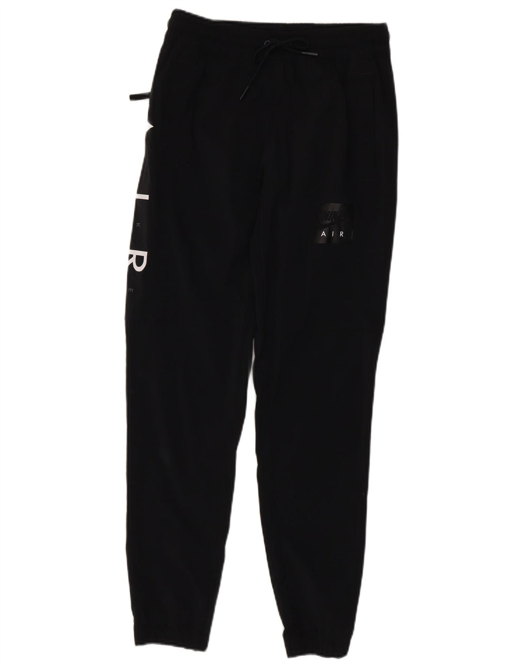Calça esportiva masculina Nike Graphic Joggers pequena preta de nylon