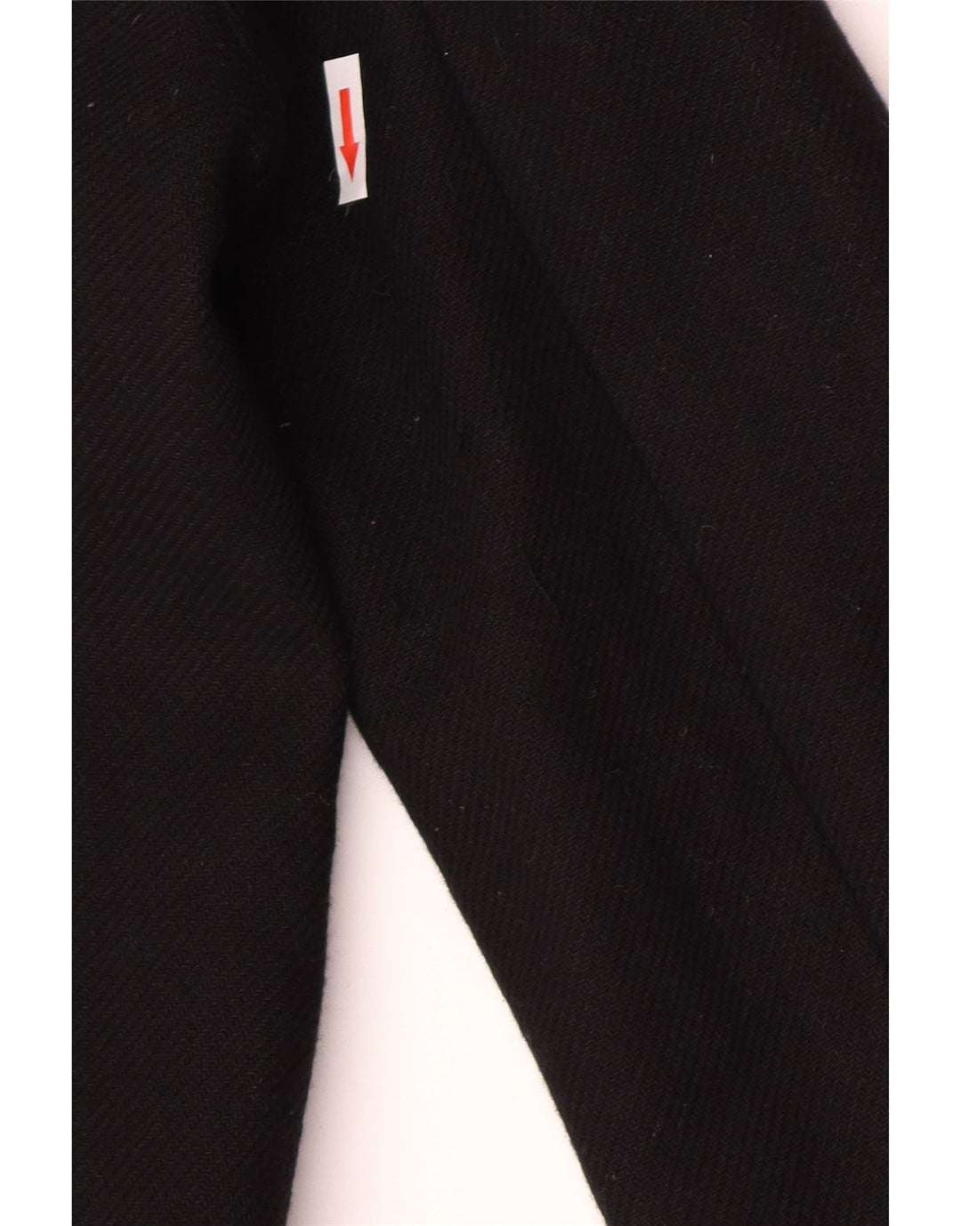 Casaco feminino Zara com peito duplo Reino Unido 14 lã preta média