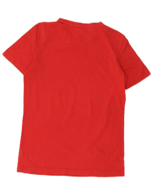 Camiseta Puma Boys Graphic Top 13-14 Anos Vermelho