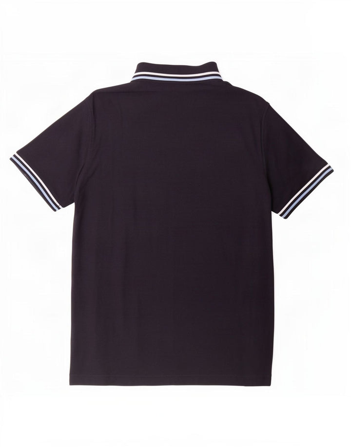 Camisa polo masculina Lotto pequena algodão azul marinho