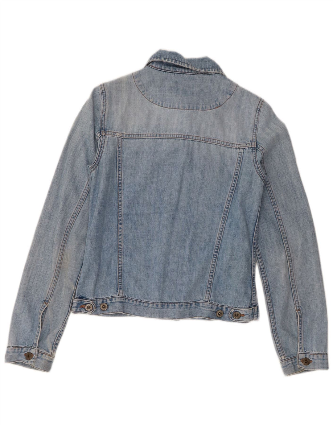 Jaqueta jeans feminina River Island Reino Unido 6 XS azul algodão