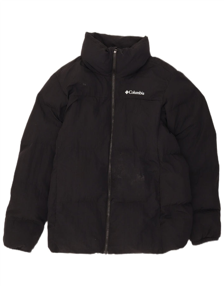 Jaqueta Columbia Masculina Acolchoada UK 36 Pequena Nylon Preta